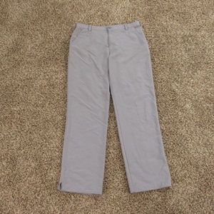 Under Armour Pants Men's 36x34 Light Gray Golf Straight Leg Stretch
